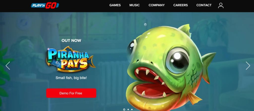 Play'n GO:s officiella webbplats